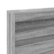 Табла за съхранение с рафт Сив Сонома 135 cm Инженерно дърво