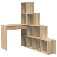 Ъглово бюро Сонома дъб 101,5 x 149,5 x 149,5 см Инженерно дърво
