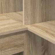 Ъглово бюро Сонома дъб 101,5 x 149,5 x 149,5 см Инженерно дърво