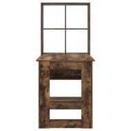 Бюро с рафт Димян дъб 122 x 67 x 145 см Инженерно дърво