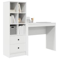 Бюро с чекмедже 2 pcs Бяло