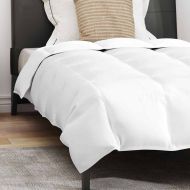 Летен юрган с възглавница 2 pcs Бяло Пухени пера