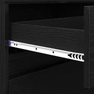 ТВ Единици 2 pcs Черния дъб 180 x 34 x 50 см Инженерно дърво