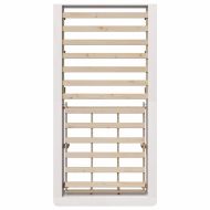 Рамка за легло Бяло 100 x 200 cm Солидно борово дърво