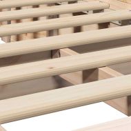 Рамка за легло Кафяво 80 x 200 cm Солидно борово дърво