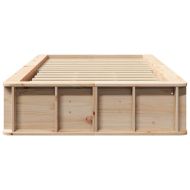 Рамка за легло Кафяво 90 x 190 cm Солидно борово дърво