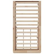 Рамка за легло Кафяво 90 x 190 cm Солидно борово дърво