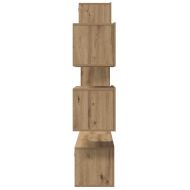 Комплект ТВ шкаф Монтиране на стена 6 pcs Дъб Инженерно дърво