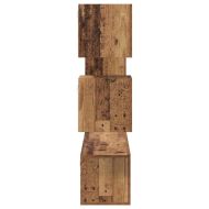 Комплект ТВ шкаф 5 pcs Старо дърво Инженерно дърво