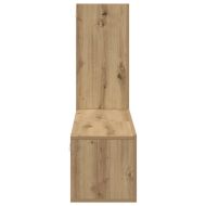 Комплект ТВ шкаф Монтиране на стена 3 pcs Дъб Инженерно дърво