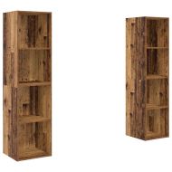 Комплект ТВ шкаф 2 pcs Кафяво 37 x 37 x 142,5 см