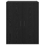 Стенно шкафче 2 pcs Черния дъб 69,5 x 34 x 90 см