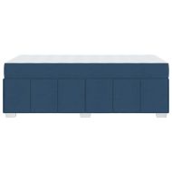 Рамка за легло с матрак Синьо 90 x 190 cm текстил