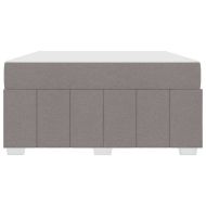 Рамка за легло с матрак Таупе 160 x 200 cm текстил