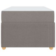 Рамка за легло с матрак Таупе 90 x 200 cm текстил