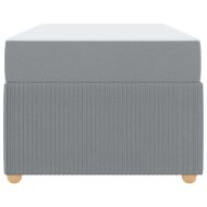 Рамка за легло с матрак Светлосиво 100 x 200 cm текстил