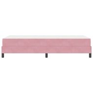 Легло с пружинирана основа с матрак Розово 90 x 200 cm текстил