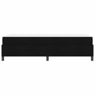 Легло с пружинирана основа Черно 90 x 200 cm текстил