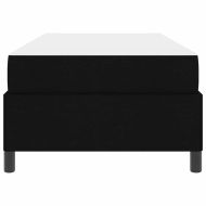 Легло с пружинирана основа Черно 100 x 200 cm текстил