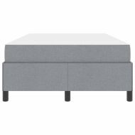 Легло с пружинирана основа Светлосиво 120 x 200 cm текстил