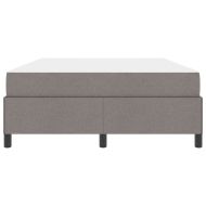 Легло с пружинирана основа Таупе 160 x 200 cm текстил