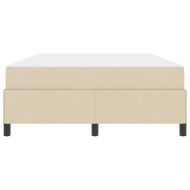 Легло с пружинирана основа Крем 160 x 200 cm текстил