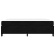 Легло с пружинирана основа Черно 180 x 200 cm текстил