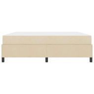 Легло с пружинирана основа Крем 180 x 200 cm текстил