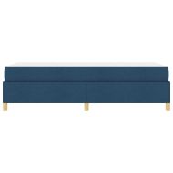 Рамка за легло с матрак Синьо 80 x 200 cm текстил