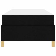 Рамка за легло с матрак Черно 90 x 190 cm текстил