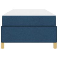 Рамка за легло с матрак Синьо 100 x 200 cm текстил