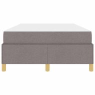 Рамка за легло с матрак Таупе 120 x 200 cm текстил