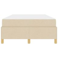 Рамка за легло с матрак Крем 120 x 200 cm текстил