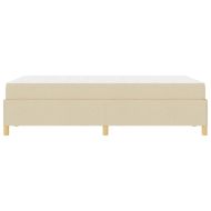 Рамка за легло с матрак Крем 120 x 200 cm текстил