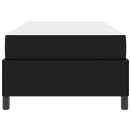 Рамка за легло с матрак Черно 80 x 200 cm текстил