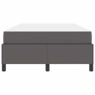 Рамка за легло с матрак Сив 120 x 200 cm текстил