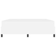 Рамка за легло с матрак Бяло 180 x 200 cm текстил