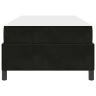 Рамка за легло с матрак Черно 100 x 200 cm текстил