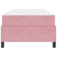 Рамка за легло с матрак Розово 100 x 200 cm текстил