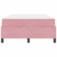 Рамка за легло с матрак Розово 120 x 200 cm текстил