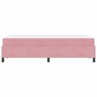 Рамка за легло с матрак Розово 120 x 200 cm текстил
