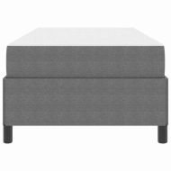 Рамка за легло с матрак Светлосиво 90 x 190 cm текстил