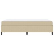 Рамка за легло с матрак Светлозелено сиво 120 x 200 cm текстил