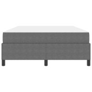 Рамка за легло с матрак Светлосиво 140 x 190 cm текстил