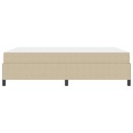 Рамка за легло с матрак Светлозелено сиво 160 x 200 cm текстил