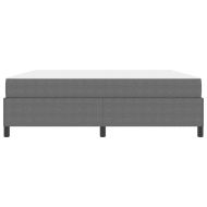 Рамка за легло с матрак Светлосиво 180 x 200 cm текстил