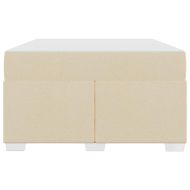 Рамка за легло с матрак Крем 120 x 190 cm текстил