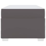 Рамка за легло с матрак Сив 90 x 200 cm текстил