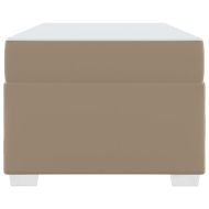 Рамка за легло с матрак Капучино 100 x 200 cm текстил