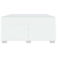 Рамка за легло с матрак Бяло 140 x 200 cm текстил